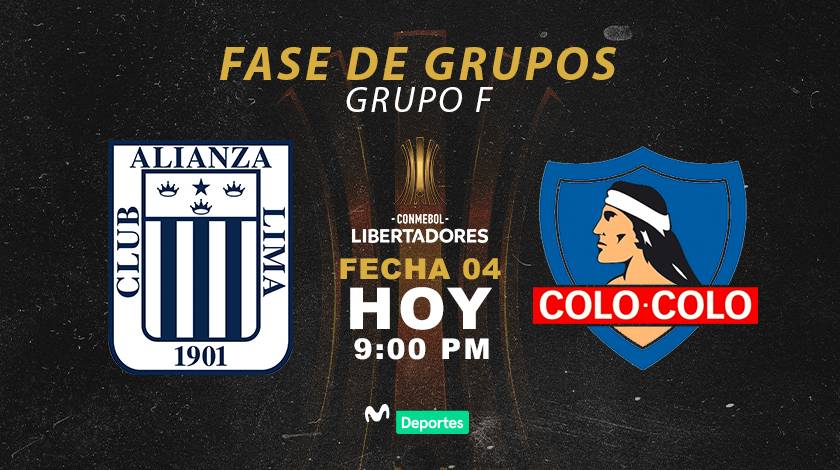 Alianza Lima vs Colo Colo EN VIVO: Sigue este partido de Copa Libertadores por Movistar TV