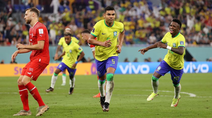 Sin Neymar, pero con Casemiro: Brasil sufrió más de la cuenta, pero se impuso 1-0 ante Suiza