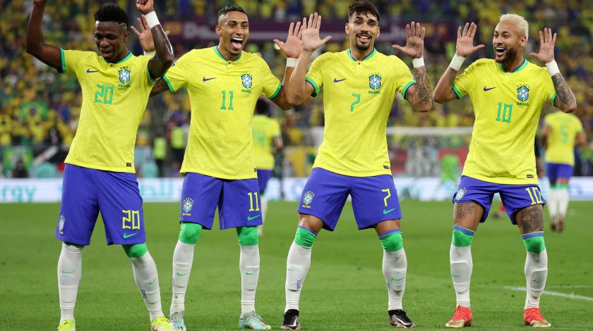 Pisa fuerte el candidato: Brasil apabulló 4-1 a Corea del Sur con grandes actuaciones de Vinicius y Richarlison