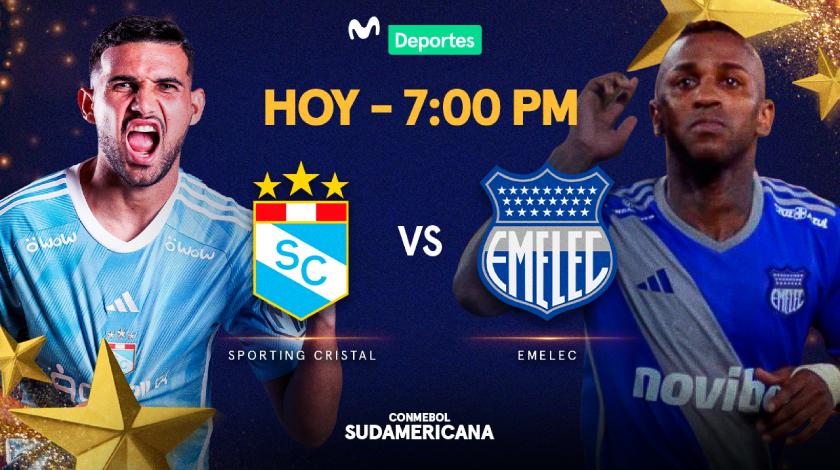 Sporting Cristal vs Emelec EN VIVO: Sigue este partido de la Copa Sudamericana por Movistar TV