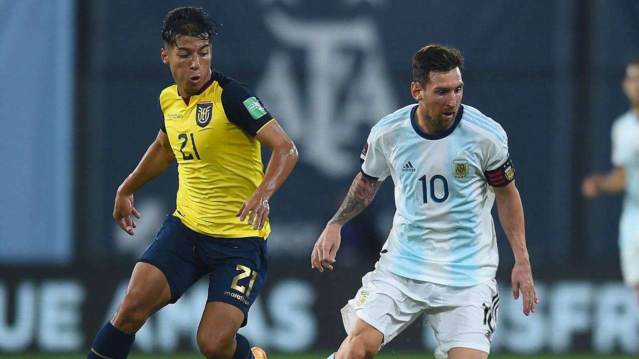 Posible alineación del partido entre Argentina y Ecuador
