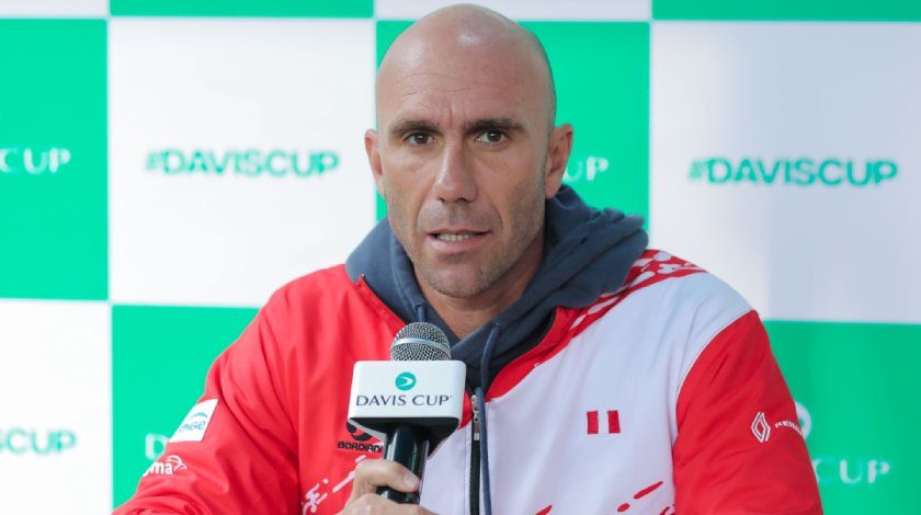 Luis Horna, capitán del equipo peruano de Copa Davis: 