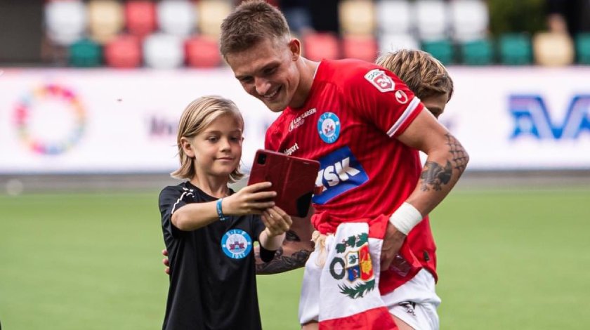 Oliver Sonne was included in the Danish League's ideal XI for the second consecutive month.