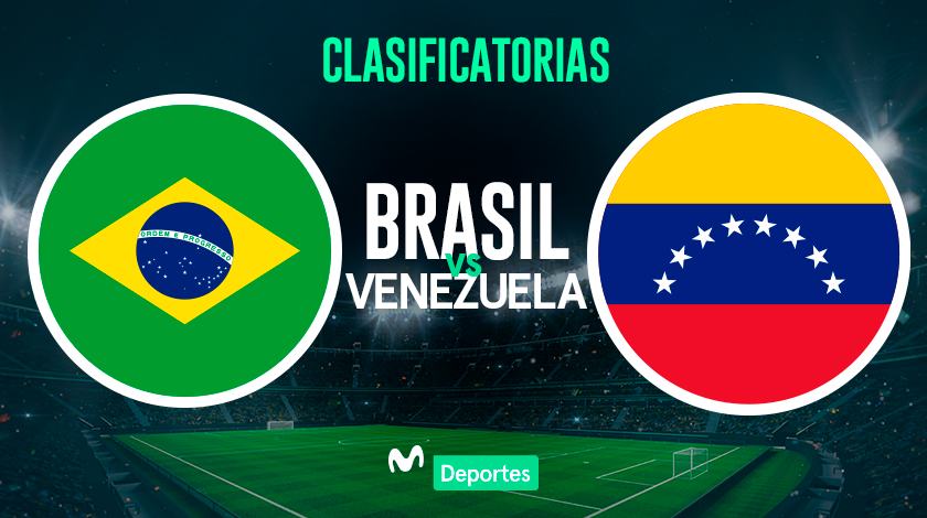 Brasil vs Venezuela EN VIVO: Fecha, hora y canal de transmisión para el partido por las Clasificatorias 2026