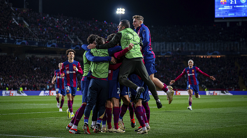 FC Barcelona venció 3-1 al Nápoles y clasificó a los cuartos de final de la Champions League