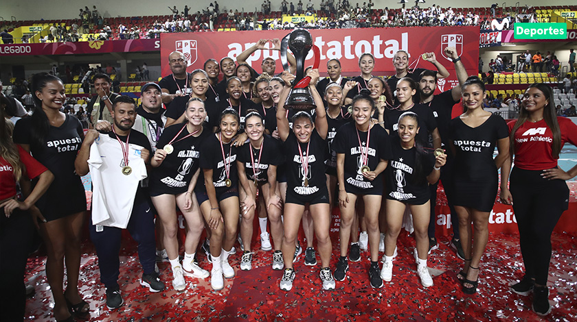 Alianza Lima derrotó a San Martín y es el campeón de la Liga Nacional Superior de Vóley Femenino 2024
