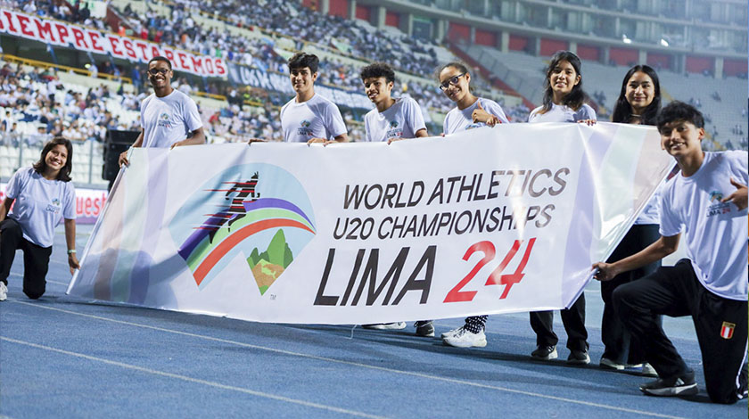 Mundial de Atletismo U20: todavía puedes ser voluntario de Lima 2024