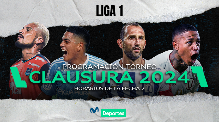 Torneo Clausura 2024: programación y fixture completo de la fecha 2