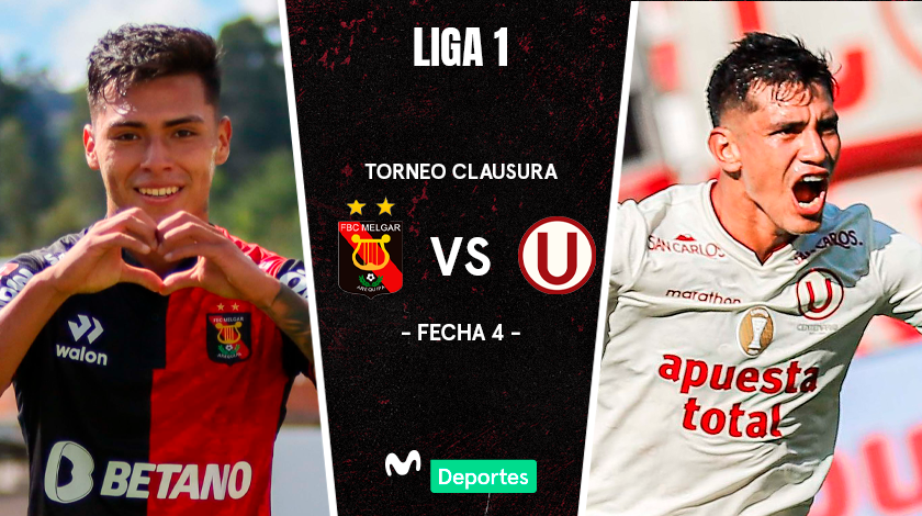 Melgar vs. Universitario de Deportes EN VIVO: fecha, horario y todos los detalles del duelo por el Torneo Clausura