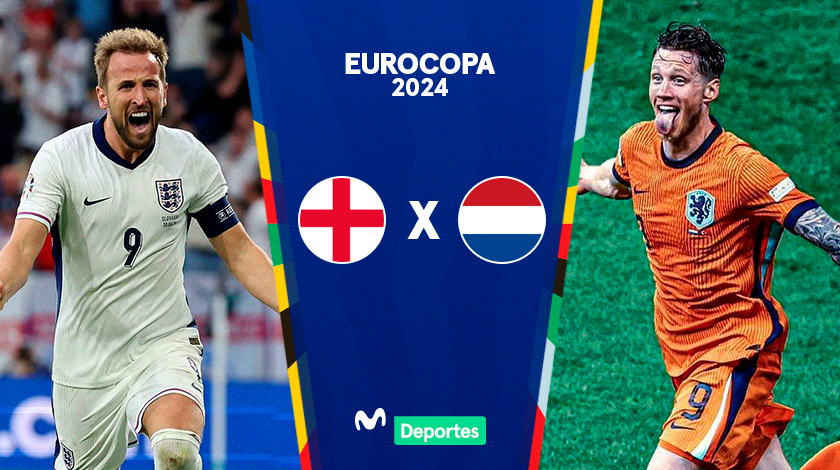 Inglaterra vs. Países Bajos EN VIVO por Eurocopa: horario confirmado del duelo por semifinales de la Eurocopa