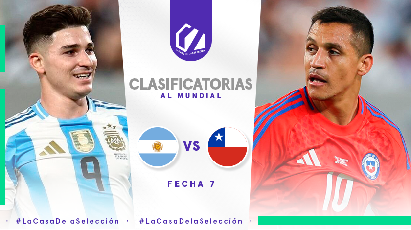 Selección Argentina EN VIVO: horarios y dónde ver el duelo ante Chile por la fecha 7 de las Eliminatorias al Mundial 2026