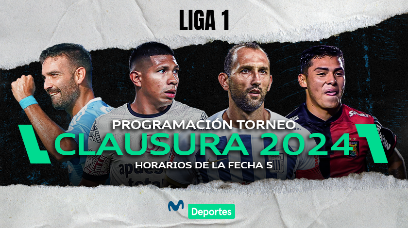 Torneo Clausura 2024: programación y fixture completo de la fecha 5