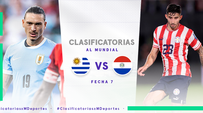 Selección uruguaya EN VIVO: horarios y dónde ver el duelo ante Paraguay por la fecha 7 de las Clasificatorias 2026