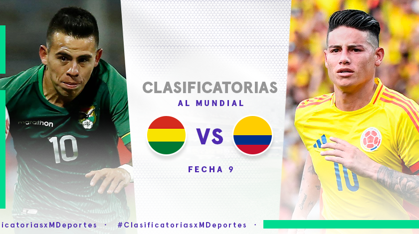 Bolivia vs. Colombia EN VIVO por Movistar Deportes: fecha y horario del duelo por la fecha 9 de las Clasificatoria