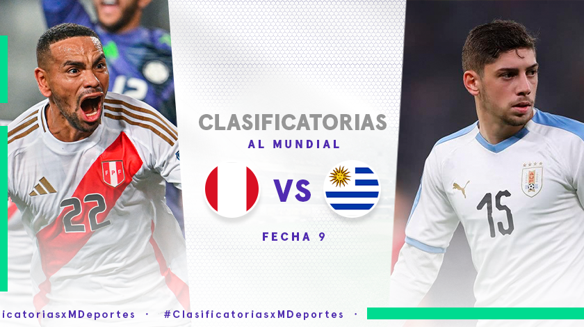 Perú vs. Uruguay EN VIVO por MOVISTAR DEPORTES: fecha, horario y todos los detalles del duelo por la fecha 9 de las Clasificatorias