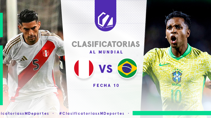 Perú vs. Brasil EN VIVO por MOVISTAR DEPORTES: fecha, horario y todos los detalles del duelo por la fecha 10 de las Clasificatorias