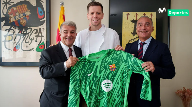 Wojciech Szczesny sale del retiro y es presentado por todo lo alto por el FC Barcelona