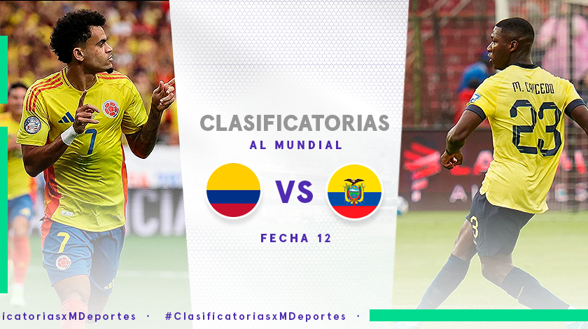 Colombia vs. Ecuador EN VIVO: fecha, horario y todos los detalles del duelo por la fecha 12 de las Clasificatorias