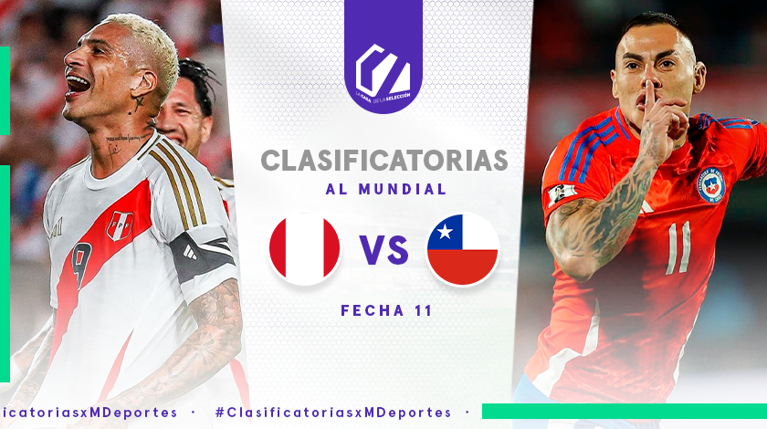 Perú vs. Chile EN VIVO por Movistar Deportes: horario y cómo ver el duelo por la fecha 11 de las Clasificatoria 2026