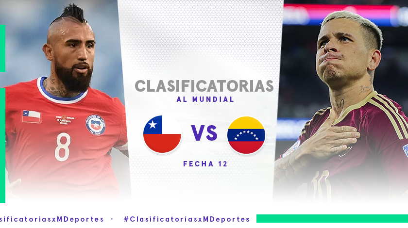 Chile vs. Venezuela: hora, fecha y cómo ver EN VIVO el duelo por la fecha 12 de las Clasificatoria 2026