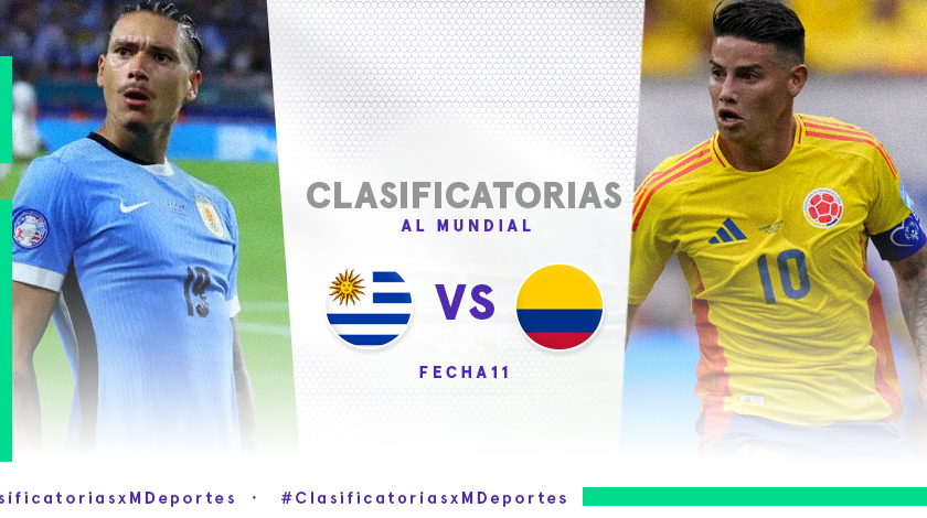 Selección uruguaya: fecha, hora y dónde ver ONLINE el duelo contra Colombia por la fecha 11 de las Clasificatorias