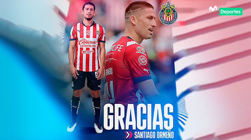 Santiago Ormeño no continuará en Chivas de Guadalajara para la siguiente temporada