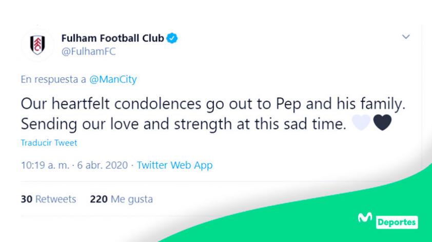 Pep Guardiola: los mensajes de apoyo al entrenador español por el fallecimiento de su madre (FOTOS)