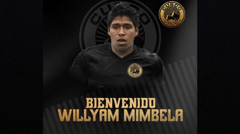 Willyan Mimbela es nuevo jugador del Cusco FC