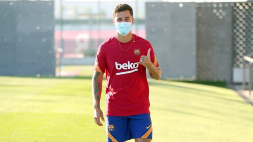 De regreso: Philippe Coutinho se incorpora a los entrenamientos del Barcelona