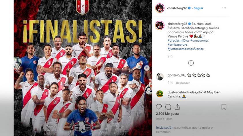 Esto es de ellos: las redes sociales de los jugadores de la Selección Peruana luego de la clasificación a la final de la Copa América (FOTOS)