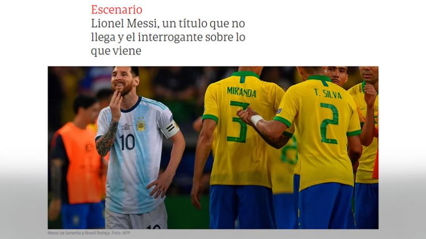Con el VAR como protagonista: así informó prensa argentina sobre la eliminación de la Copa América (FOTOS)