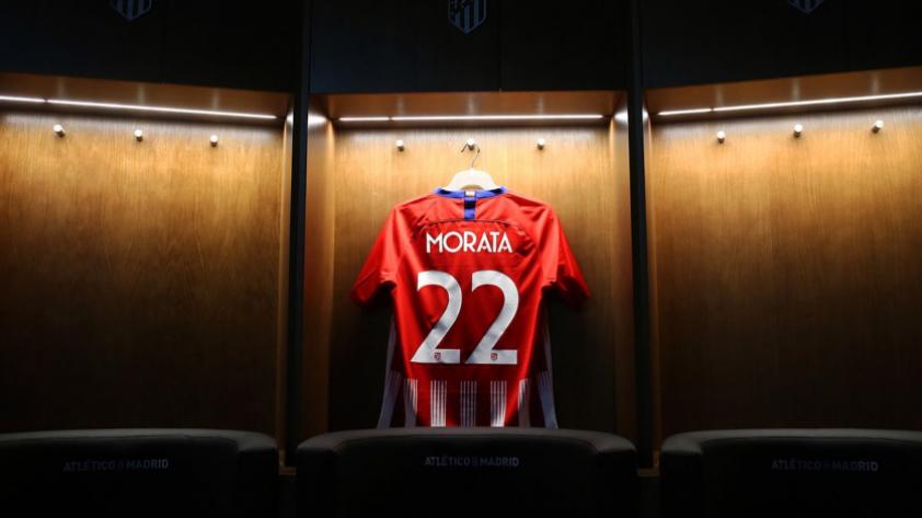 ¡Por fin se hizo oficial! Álvaro Morata fue presentado como nuevo delantero del Atlético de Madrid (FOTOS)