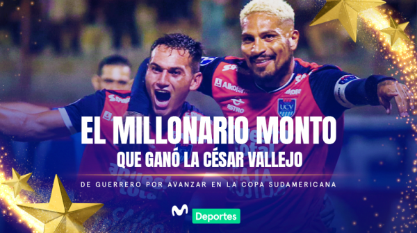 El millonario monto que ganó la César Vallejo de Guerrero por avanzar en la Copa Sudamericana