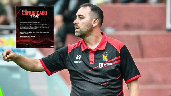Melgar anunció la salida del técnico Pablo De Muner
