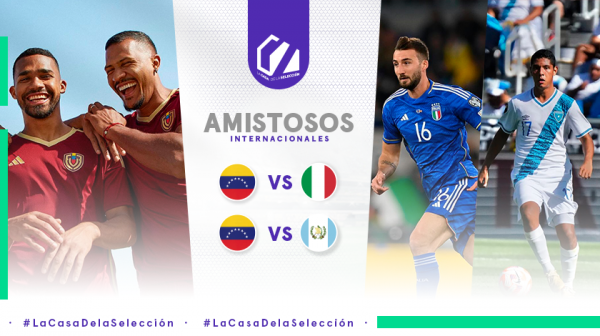 La selección venezolana enfrentará a Italia el 21 de marzo.