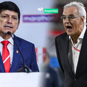 El presidente de la Federación Peruana de Fútbol, Agustín Lozano, fue consultado sobre la reunión que tuvo con el DT de la ‘bicolor’.