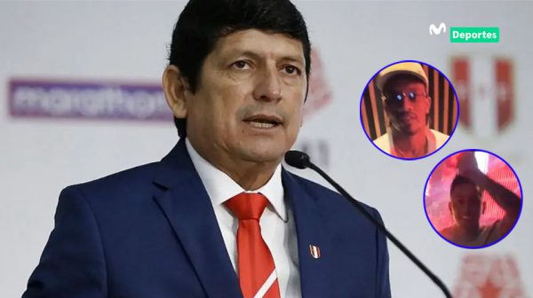 El presidente de la Federación Peruana de Fútbol no se quedó callado y comentó sobre el video viral de Cueva y Carrillo celebrando en una discoteca.