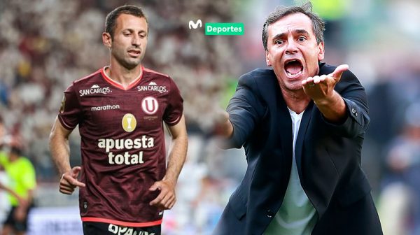 El entrenador de Universitario de Deportes se mostró disgustado por la expulsión de Horacio Calcaterra en su duelo ante Atlético Grau.