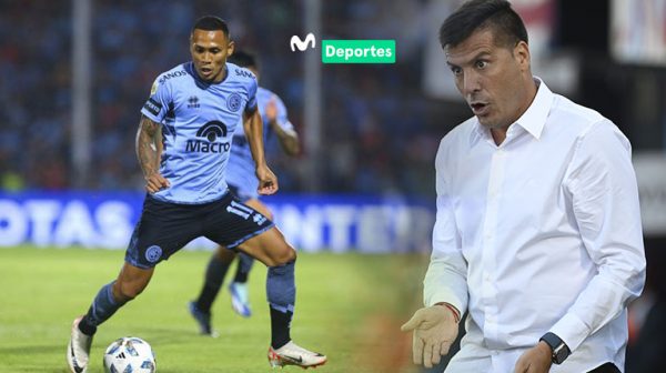 Juan Cruz Real, técnico de Belgrano, señaló los motivos por los que Bryan Reyna no entró al campo en los últimos partidos.