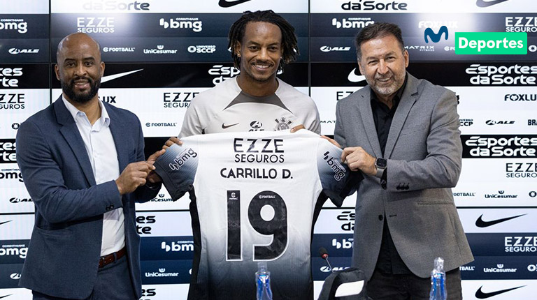 André Carrillo llega al fútbol brasileño con la intención de dejar huella en el Corinthians, y así lo hizo saber en su presentación oficial.