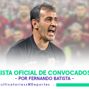 Conoce la lista completa de jugadores convocados por la ‘Vinotinto’ para enfrentar a Argentina y Paraguay por la fecha doble de octubre.