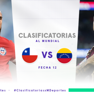 En la duodécima jornada de las Clasificatorias, Venezuela finalizará la doble fecha de noviembre enfrentando como visitante a Chile.