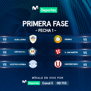 La Liga Peruana de Vóley 2024/25 se mantiene en Movistar Deportes, y aquí te traemos el calendario de la primera jornada.