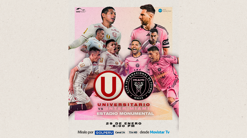 El próximo miércoles 29 de enero a las 8:00 p.m., Inter de Miami CF estará en tierras peruanas debido a su gira de pretemporada para enfrentar a Universitario de Deportes, actual bicampeón nacional.