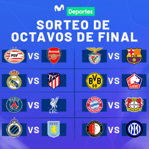 Este viernes 21 de febrero se llevó a cabo el sorteo de los octavos de final de la UEFA Champions League 2025.