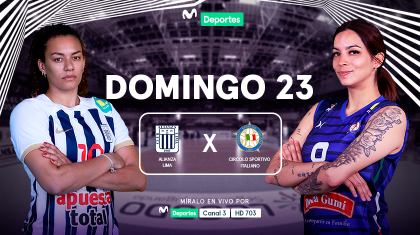 Alianza Lima se enfrentará a Circolo Sportivo Italiano este domingo 23 de febrero en el Polideportivo de Villa El Salvador.