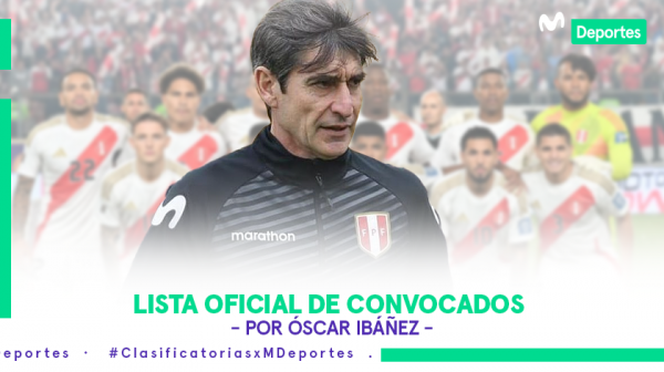 Óscar Ibáñez, técnico interino de la selección peruana, ha dado a conocer su lista de 28 convocados para esta nueva fecha FIFA.