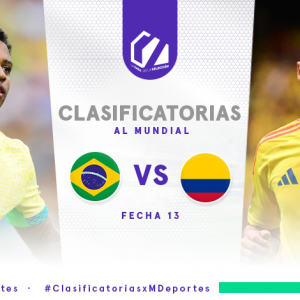 Brasil y Colombia protagonizarán un duelo decisivo por las Eliminatorias Sudamericanas en su camino hacia el Mundial 2026, que se disputará en Estados Unidos, Canadá y México.