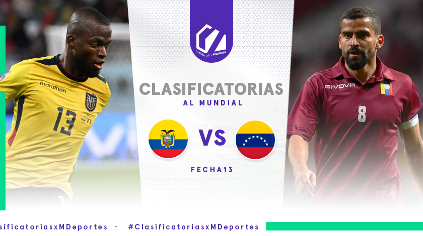 Ecuador y Venezuela se volverán a ver las caras en la jornada 13 de las Eliminatorias Sudamericanas rumbo al Mundial 2026.