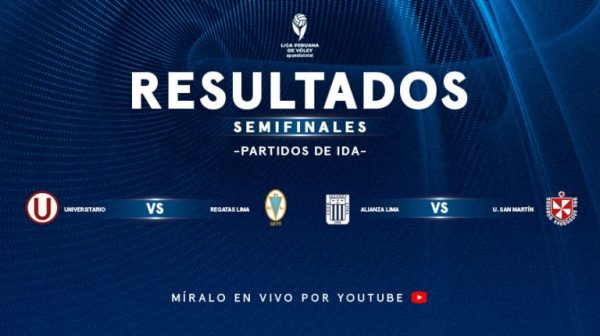 Liga Peruana de Vóley 2025: Resultados de los partidos de ida de semifinales